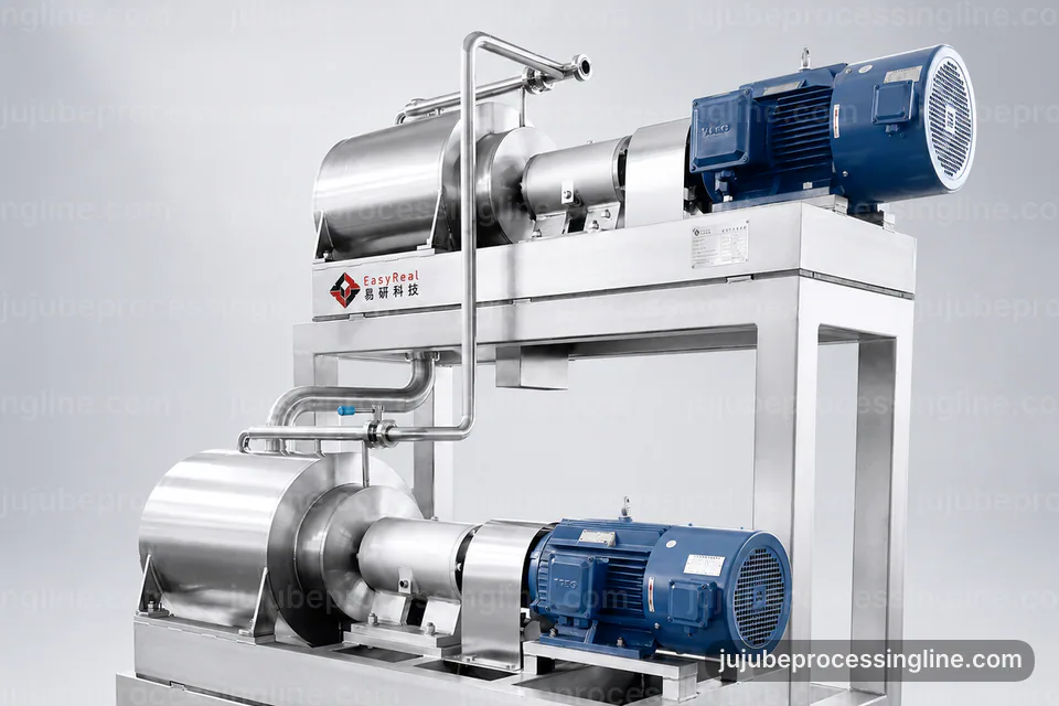 Industrial Jujube Juice And Paste Line: Buying Considerations Operating Stage industrial jujube juice and paste line, buying considerations: jujube destoner operating stage